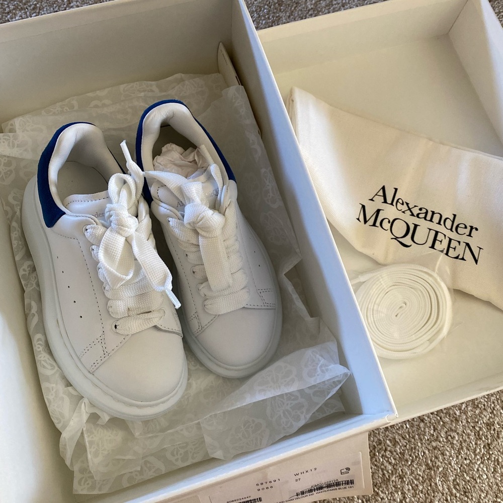 NEW Kids Alexander McQueen oversized sneakers